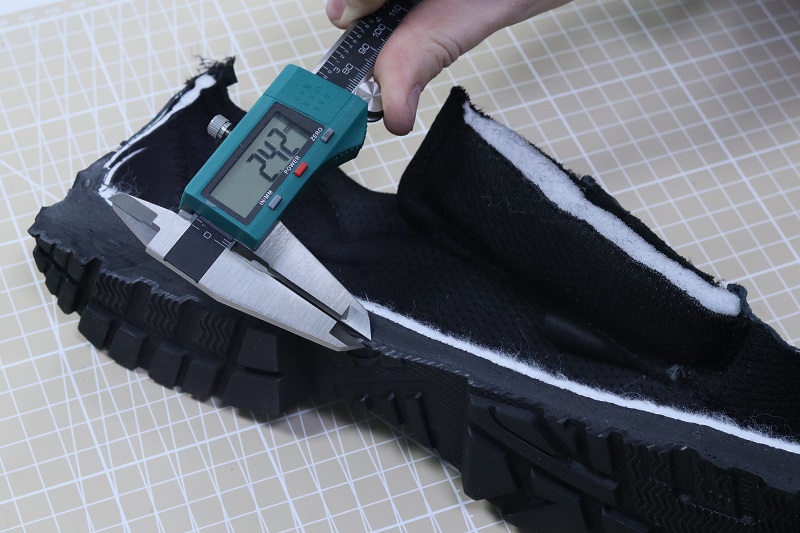 Толщина ходового слоя подошвы