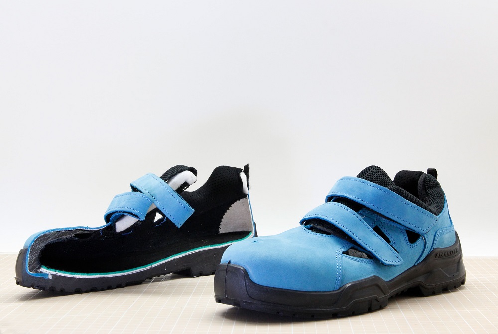 Ботинок в разрезе