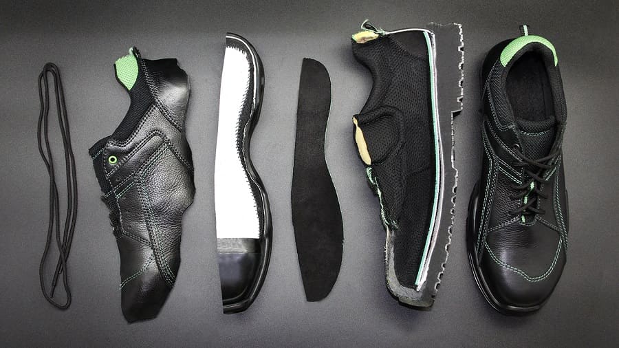 Спецобувь в разрезе