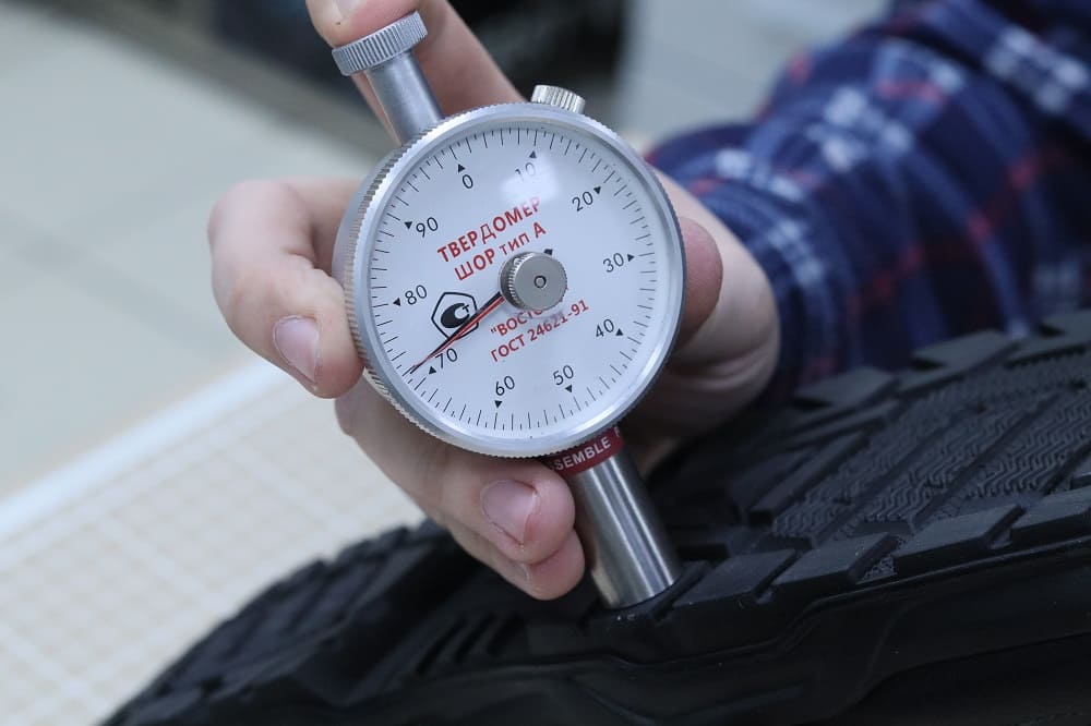 Твердость подошвы